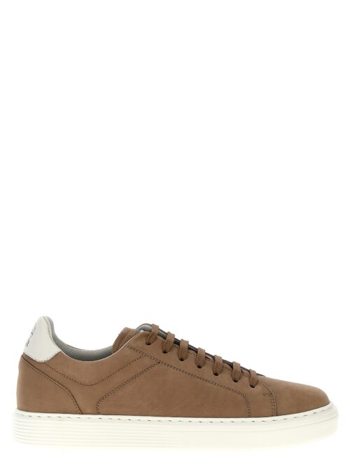 Suede sneakers BRUNELLO CUCINELLI Beige