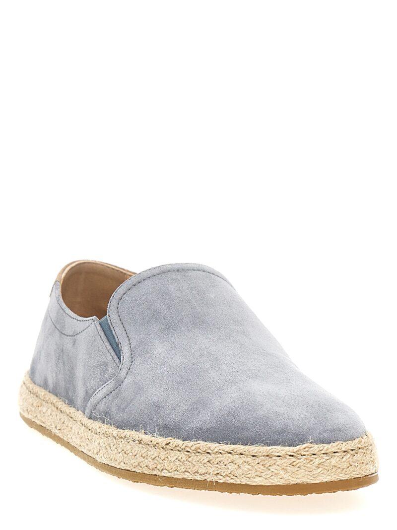 Suede espadrilles MZUSISI837CHJ59 BRUNELLO CUCINELLI Gray