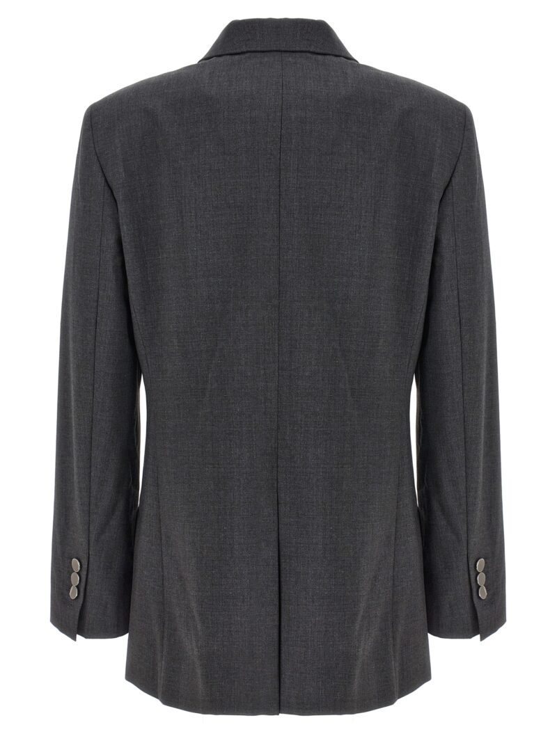 'Boxy' blazer O0601103A08 THEORY Gray