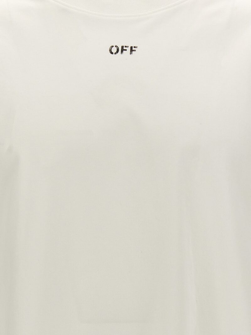 'Off Stamp Skate' T-shirt 100% cotton OFF-WHITE White