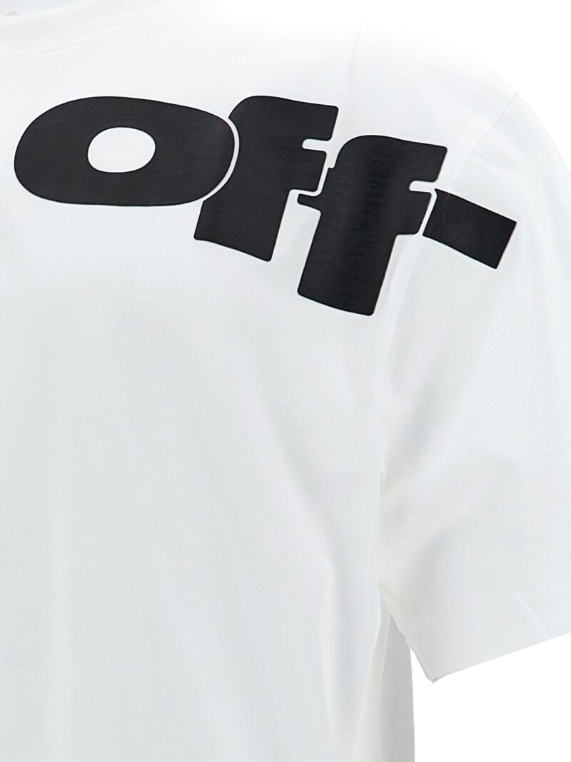 'Shared Logo Skate' T-shirt 100% cotton OFF-WHITE White/Black