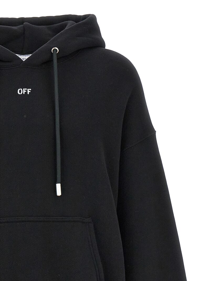 'Off Stamp Skate' hoodie Man OFF-WHITE Black