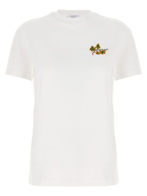 'Ramage Flower Arrow' T-shirt OFF-WHITE White