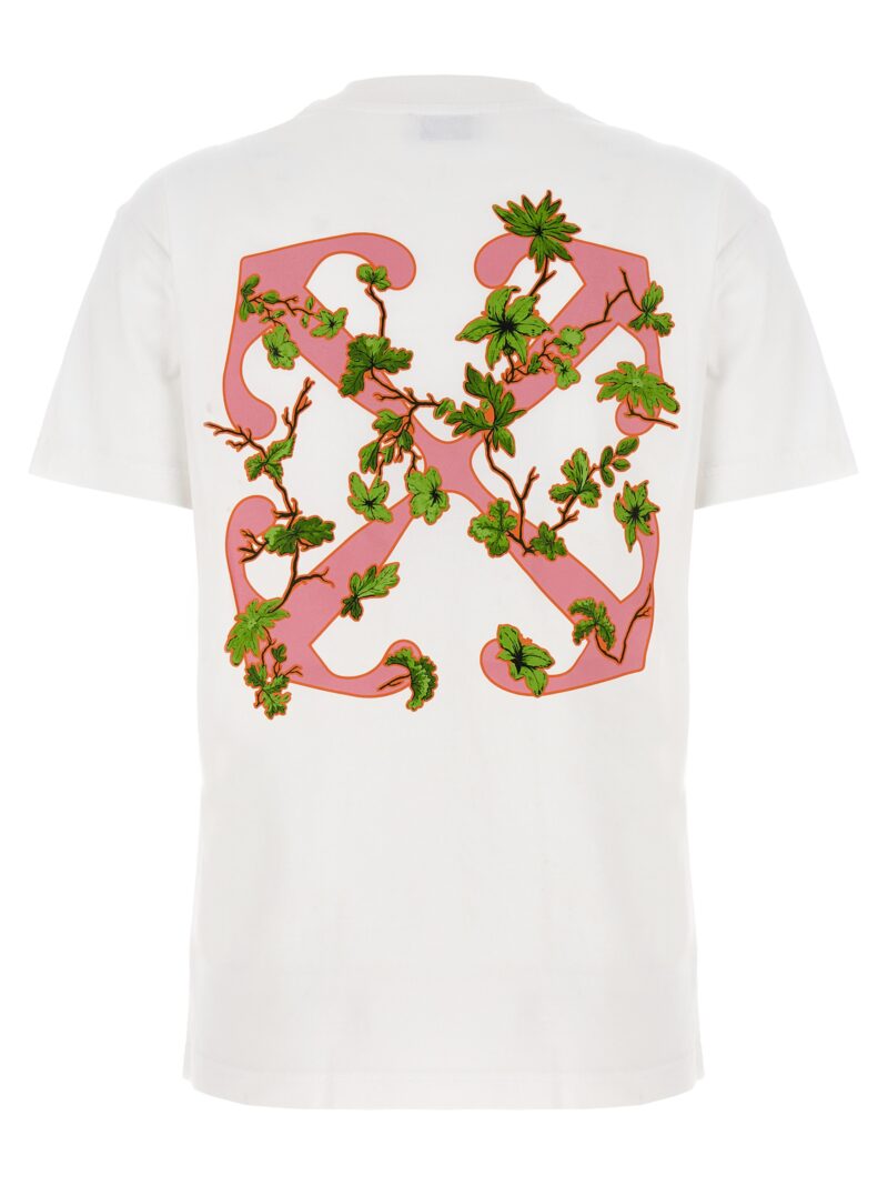 'Ramage Flower Arrow' T-shirt OWAA089F24JER00101840184 OFF-WHITE White