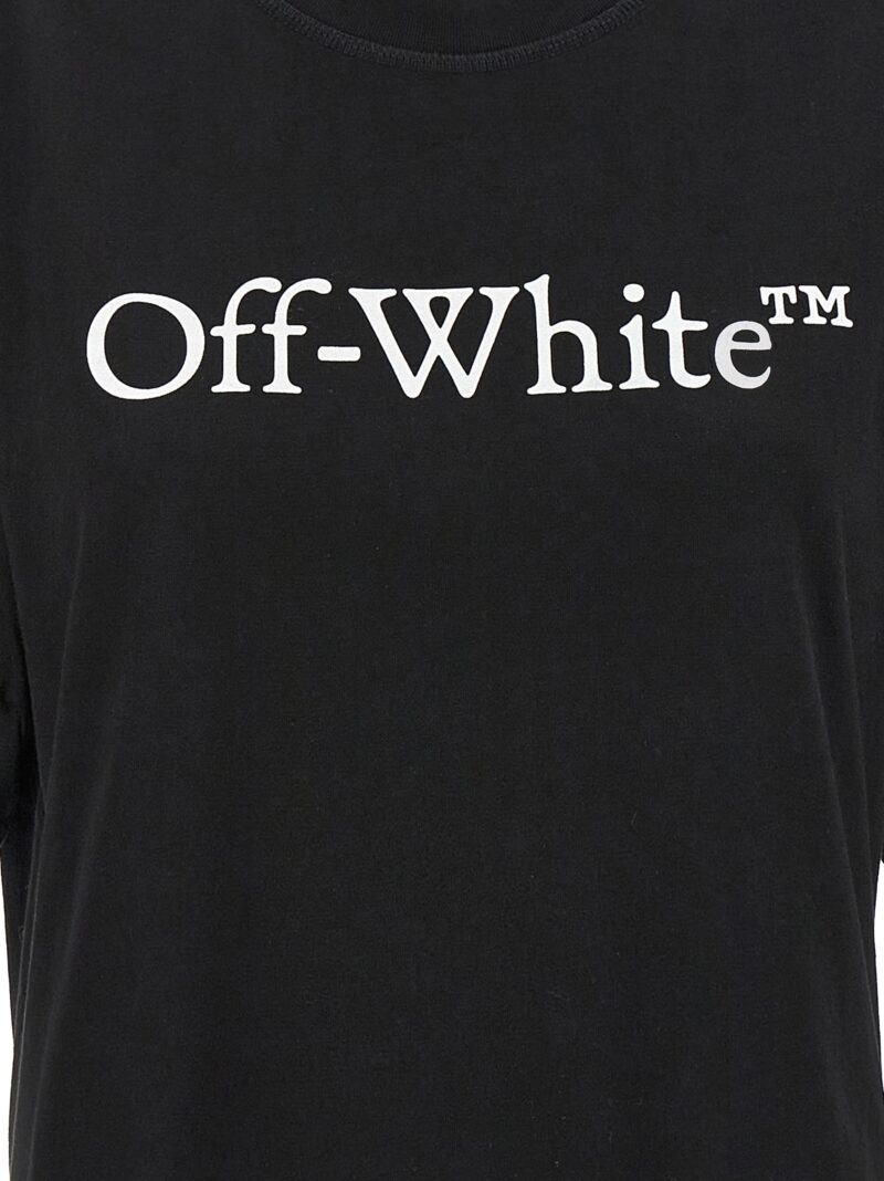 Logo T-shirt 100% cotton OFF-WHITE Black