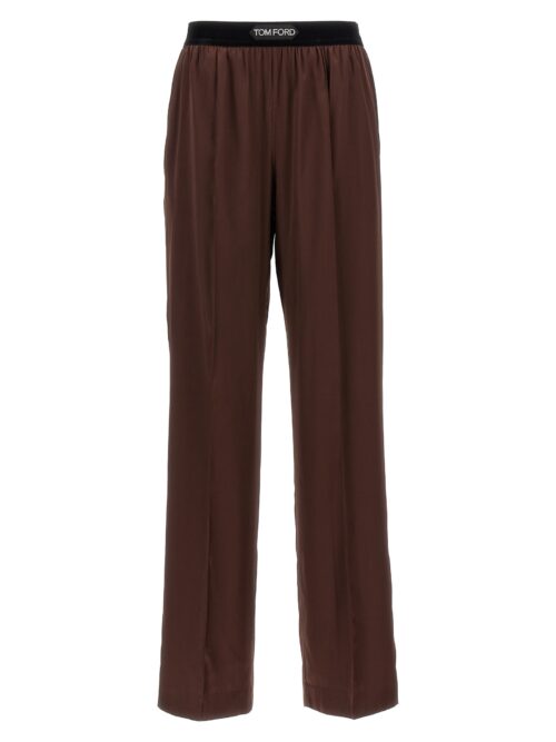 'seta stretch' pants TOM FORD Brown