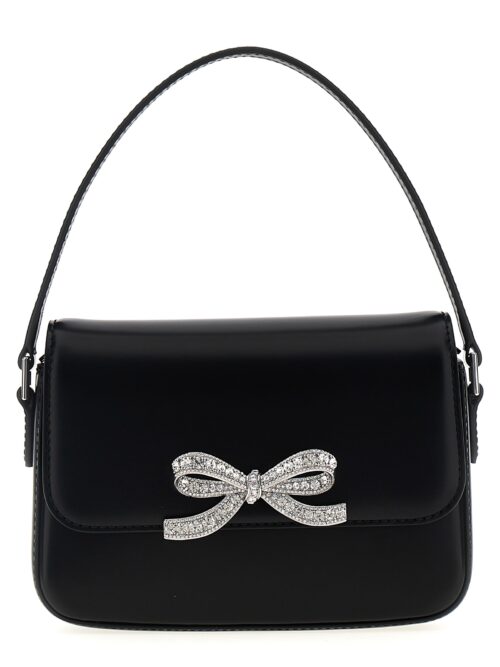 'Black Leather Micro' handbag SELF PORTRAIT Black