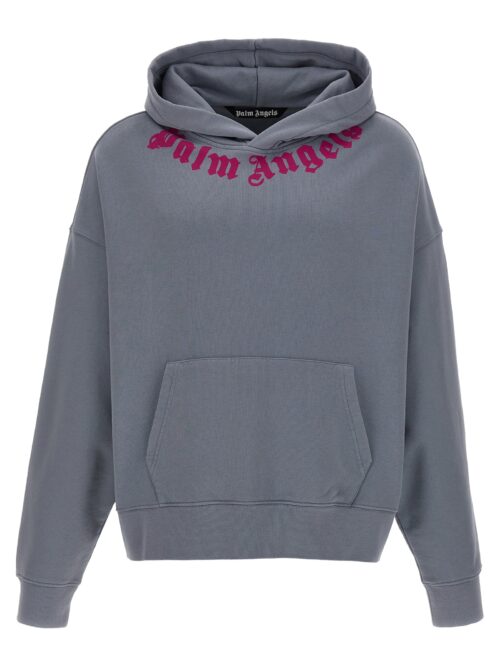 'Neck Logo' hoodie PALM ANGELS Gray