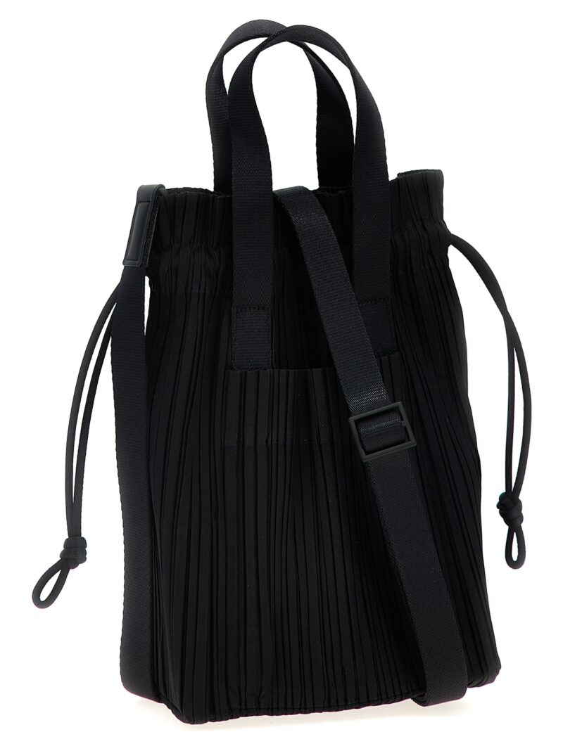 'Pleats Tote' shopping bag PLEATS PLEASE ISSEY MIYAKE Black