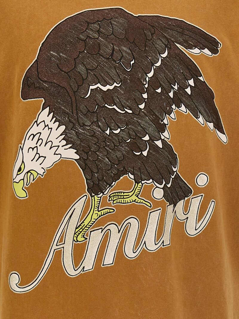 'Eagle' T-shirt 100% cotton AMIRI Brown