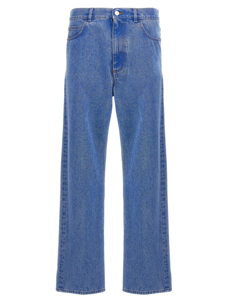 'Bleached Coated' jeans MARNI Blue