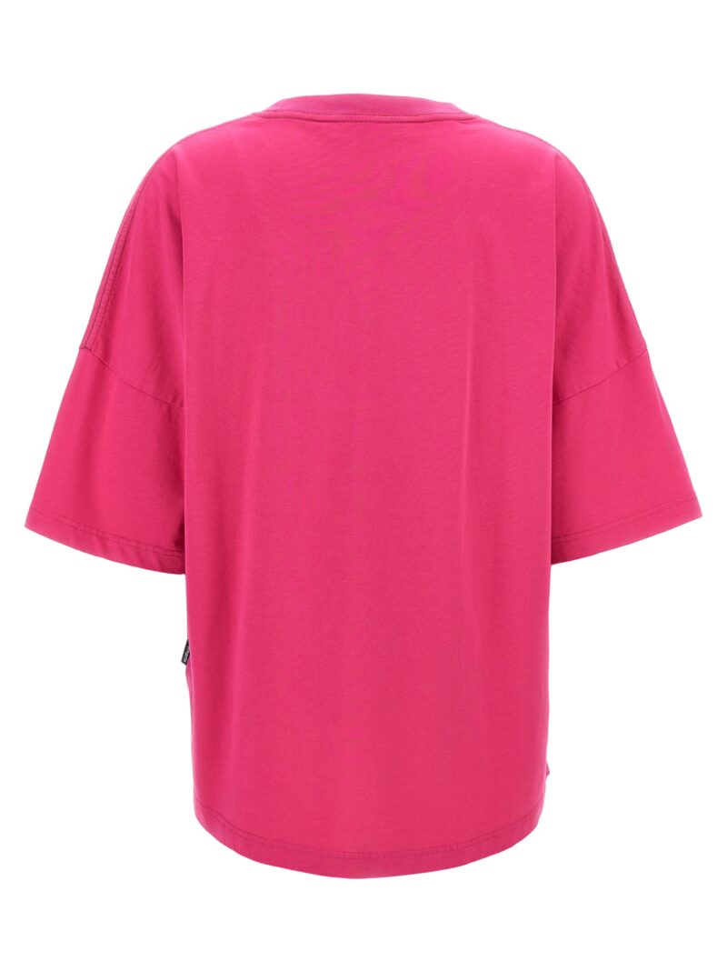 'Neck Logo' T-shirt PWAA023F24JER00132033203 PALM ANGELS Fuchsia