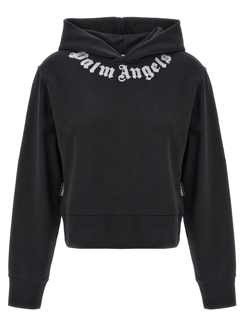 'Neck Logo' hoodie PALM ANGELS Black