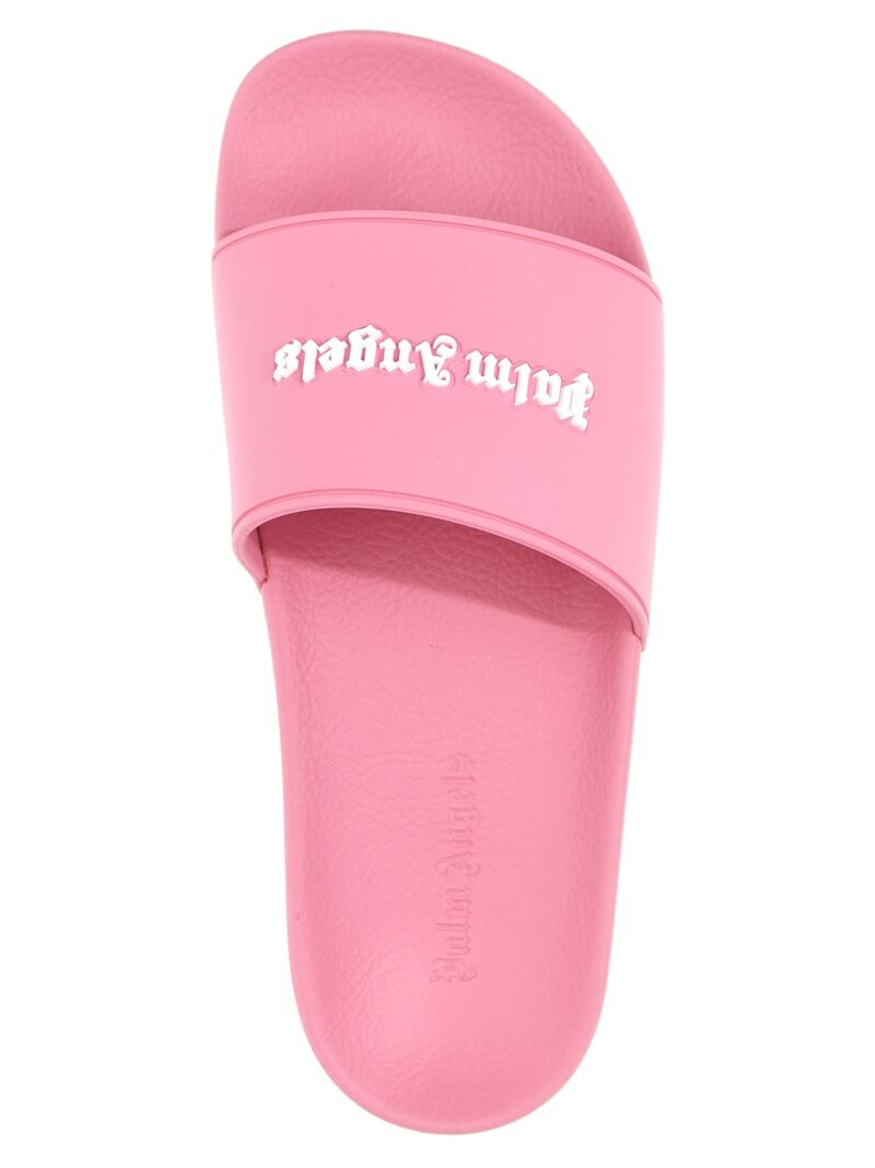 'Classic Logo' sandals 100% rubber PALM ANGELS Pink