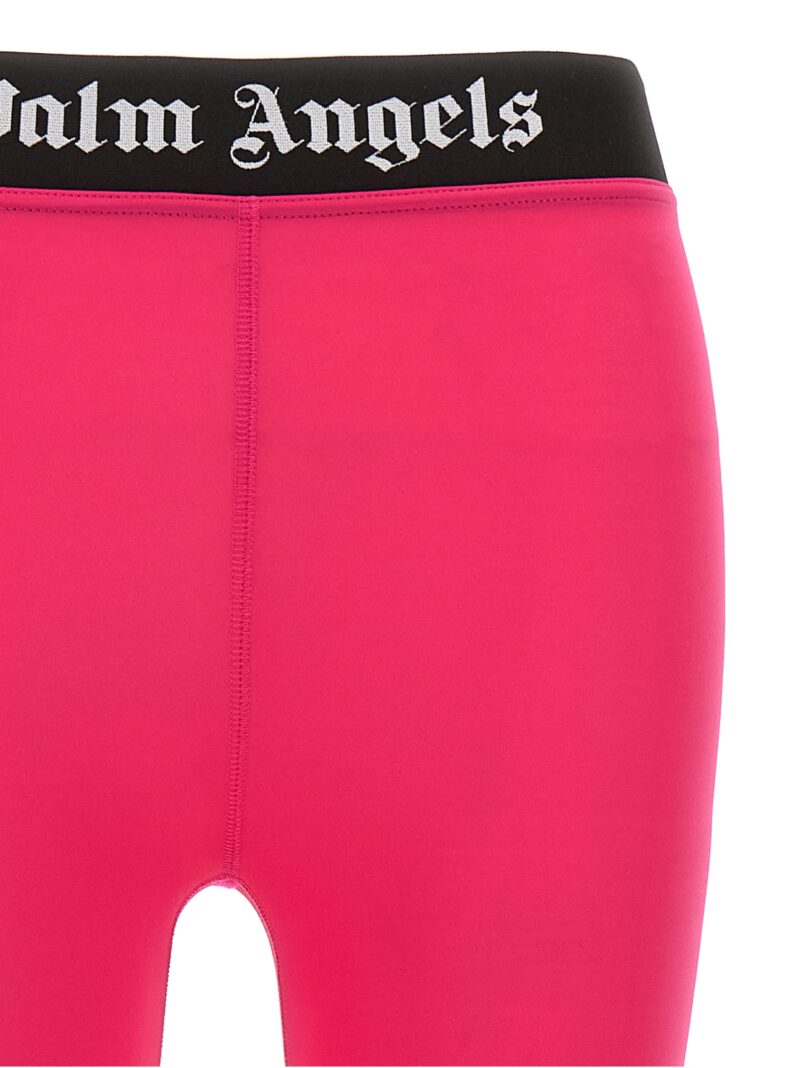 'Classic Logo' leggings Woman PALM ANGELS Fuchsia