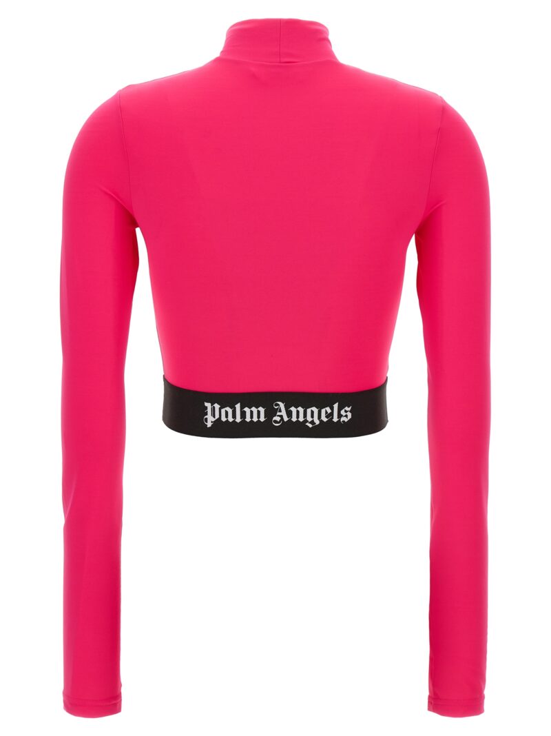 'Classic Logo' top PWVO014F24FAB00132103210 PALM ANGELS Fuchsia