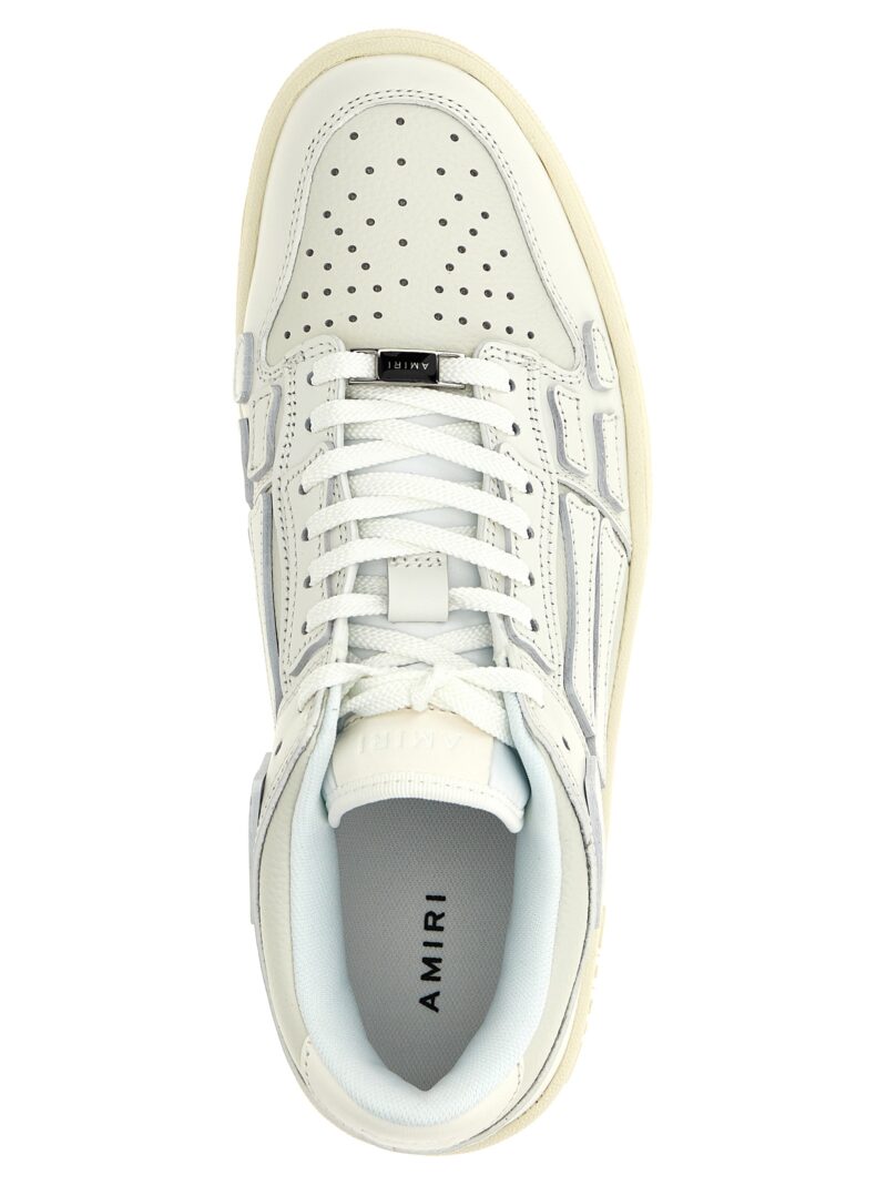 'Skel Top Low' sneakers 100% calfskin leather (Bos Taurus) AMIRI White