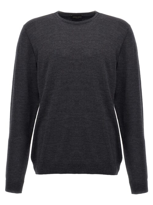 Crew-Neck Sweater ROBERTO COLLINA Gray