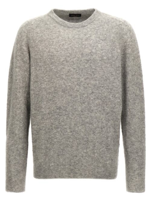 Crew-Neck Sweater ROBERTO COLLINA Gray