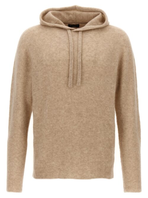 Hooded sweater ROBERTO COLLINA Beige