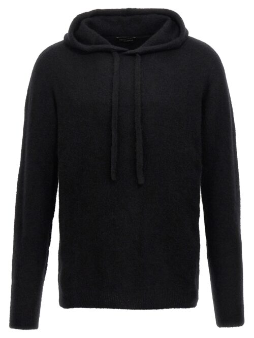 Hooded sweater ROBERTO COLLINA Black