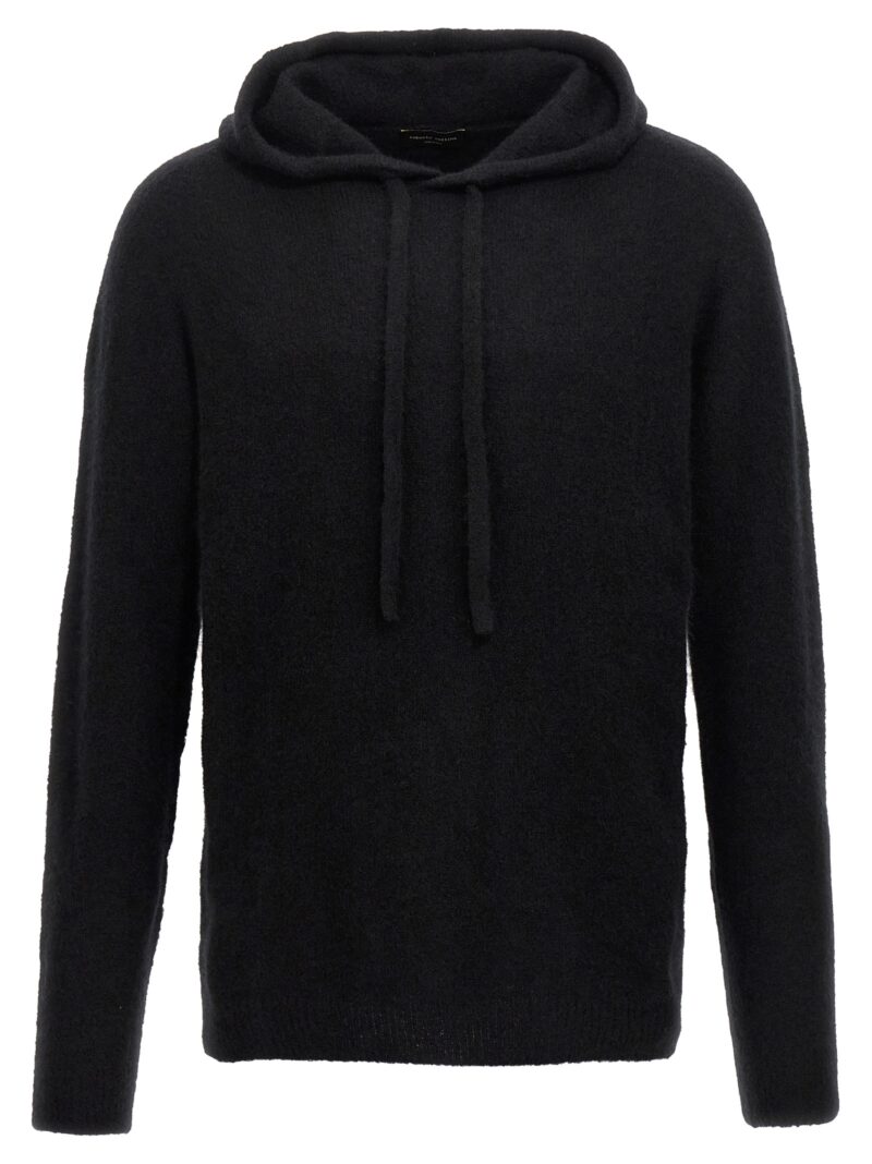 Hooded sweater ROBERTO COLLINA Black