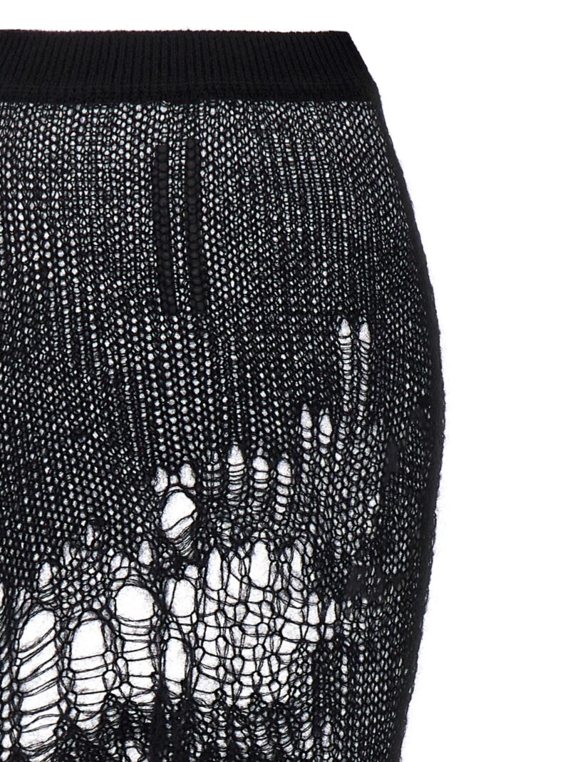 'Spider Ziggy' skirt Woman RICK OWENS Black