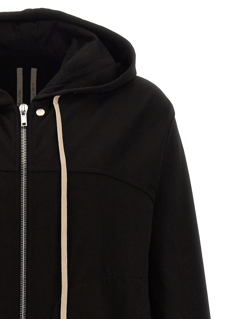 'Windbreaker' hoodie Man RICK OWENS Black