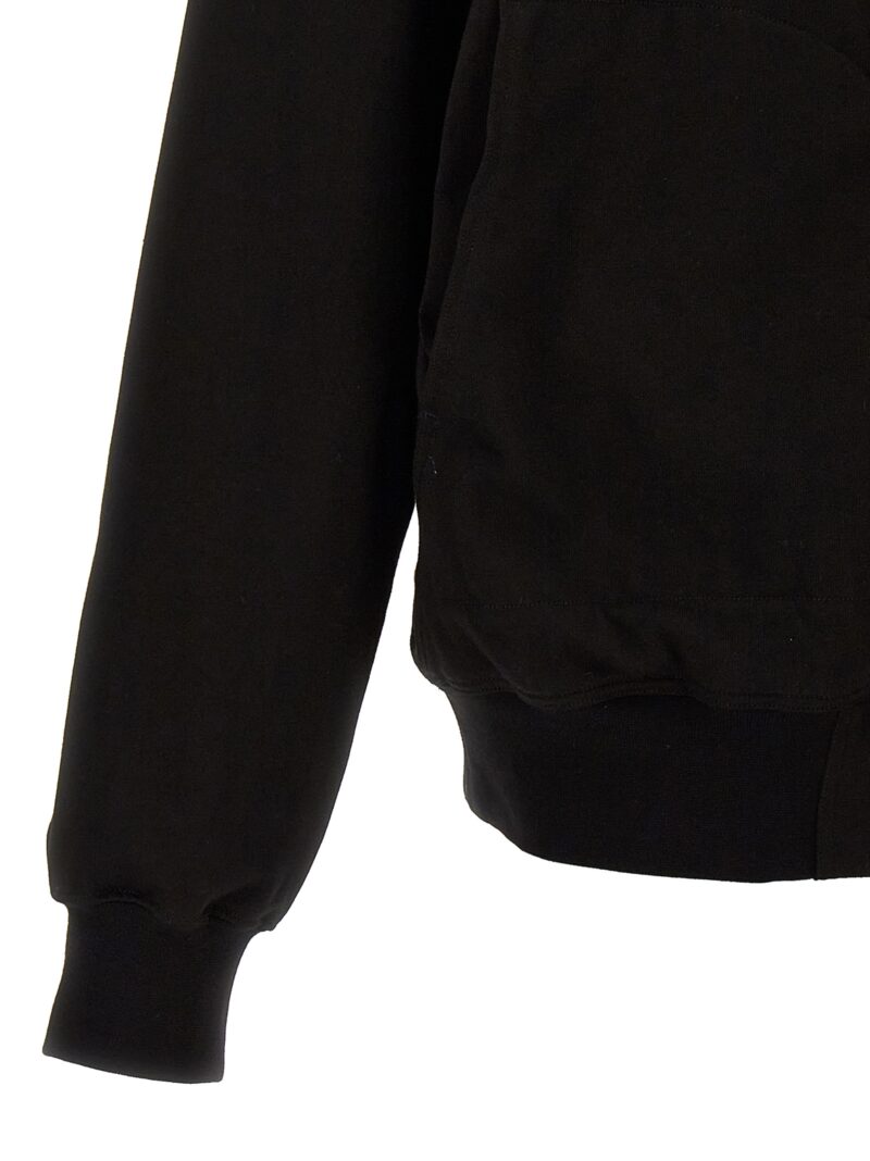 'Windbreaker' hoodie 100% cotton RICK OWENS Black