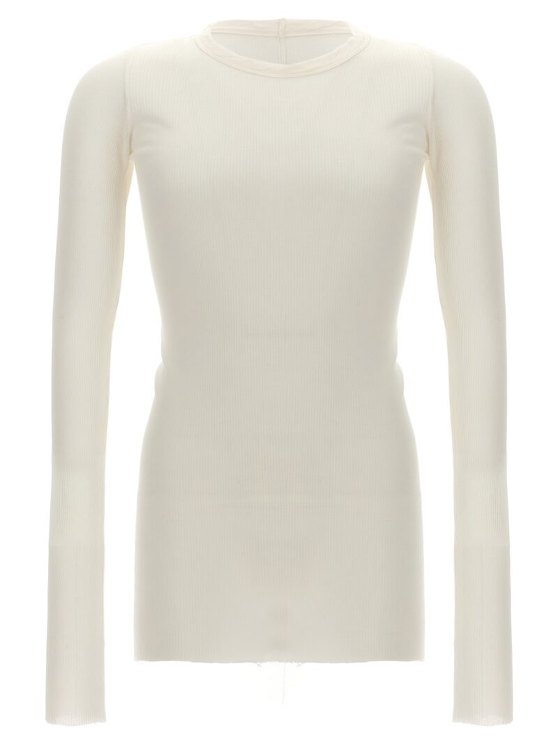 'Rib Ls T' T-shirt RICK OWENS White