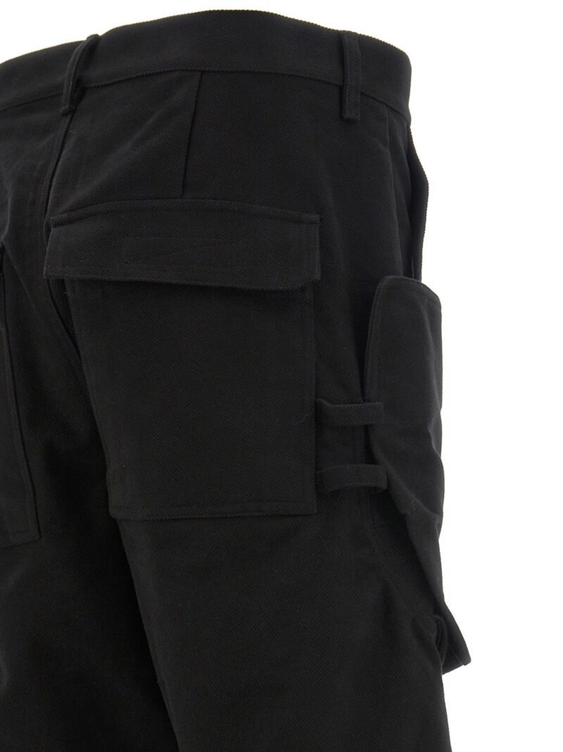 'Stefan Cargo' pants 100% cotton RICK OWENS Black