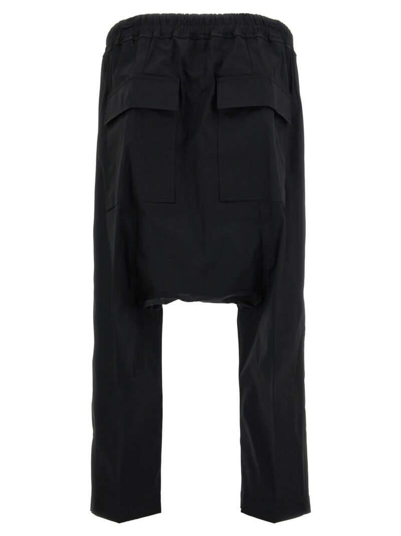 'Drawstring Cropped' pants RU02D6381TE09 RICK OWENS Black