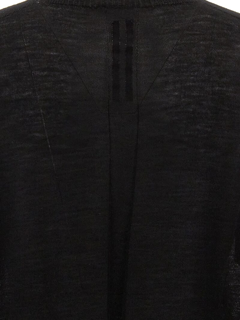 'Oversized Turtle' sweater 100% wool RICK OWENS Black