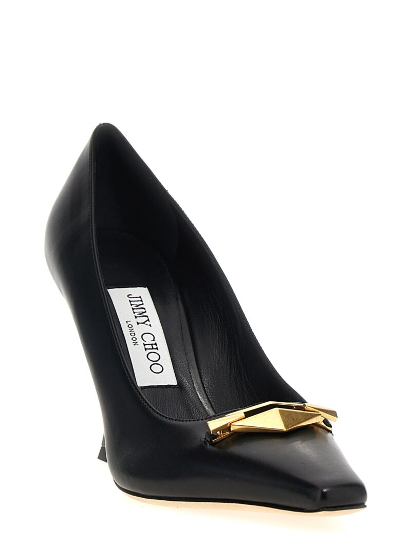 'Ryker' pumps RYKER90BXKBLACKGOLD JIMMY CHOO Black