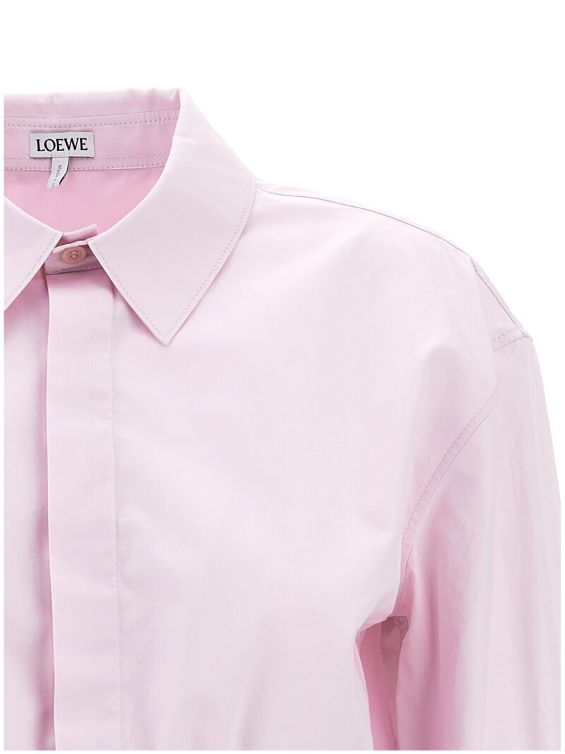 Cropped elastic logo shirt S359Y05XAX3864 LOEWE Pink