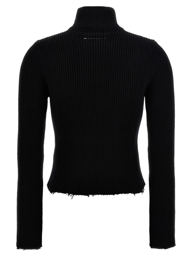 Used ribbed cardigan S52AM0297M13039900 MM6 MAISON MARGIELA Black