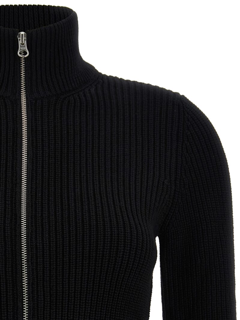 Used ribbed cardigan Woman MM6 MAISON MARGIELA Black