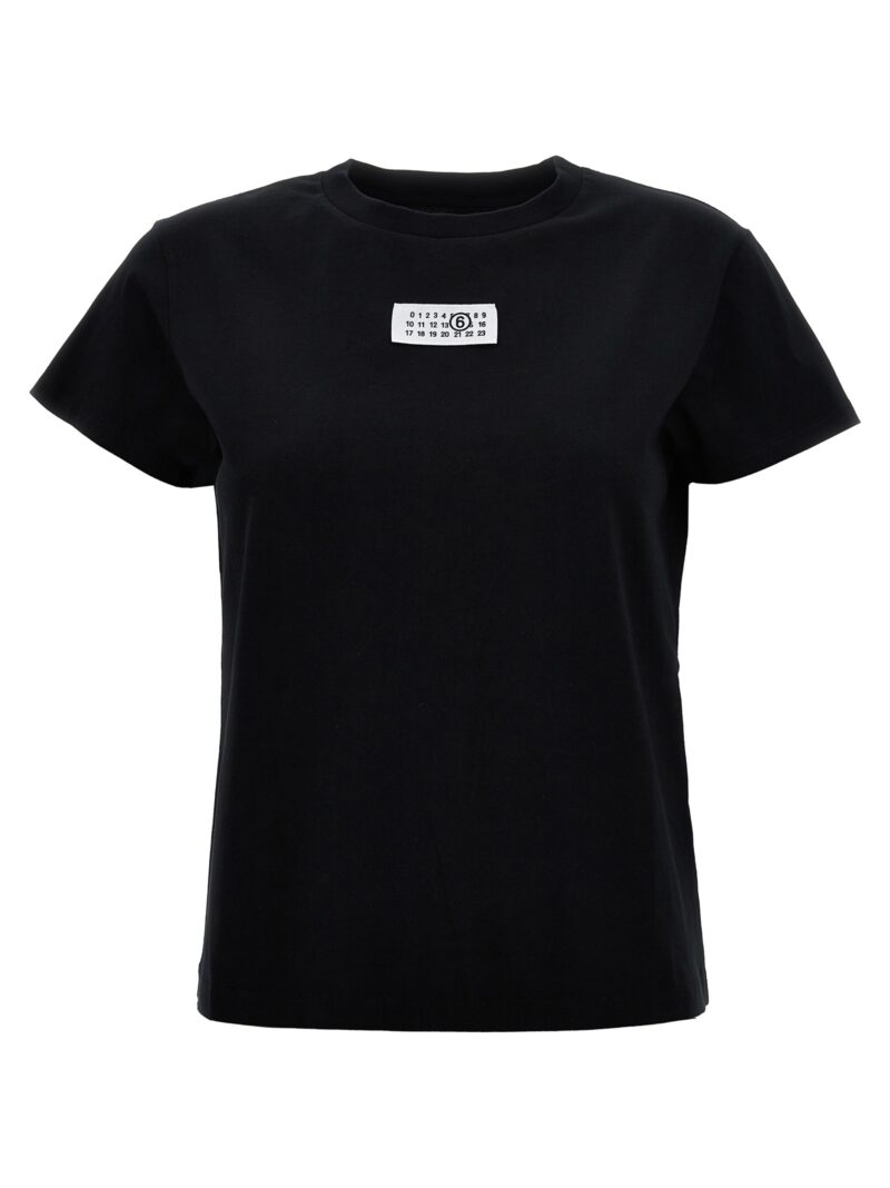 Logo label T-shirt MM6 MAISON MARGIELA Black