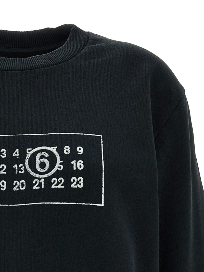 Logo print sweatshirt Woman MM6 MAISON MARGIELA Black