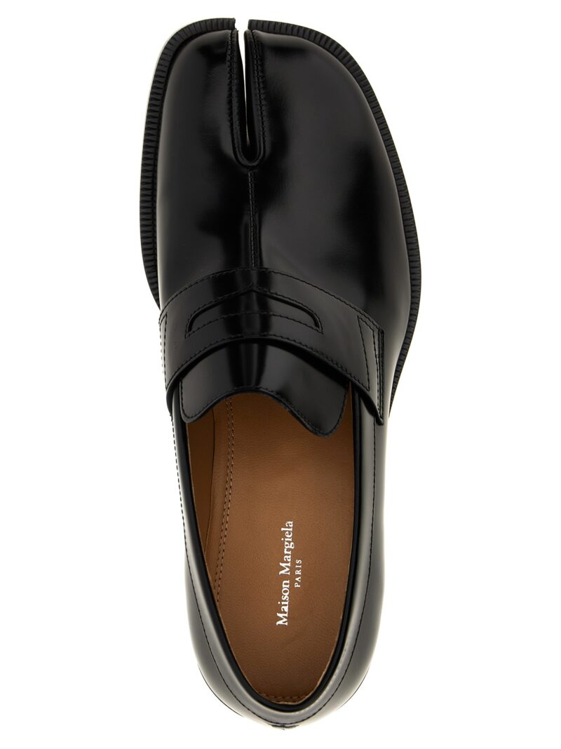 'Tabi' loafers 100% bovine leather (Bos Taurus) MAISON MARGIELA Black