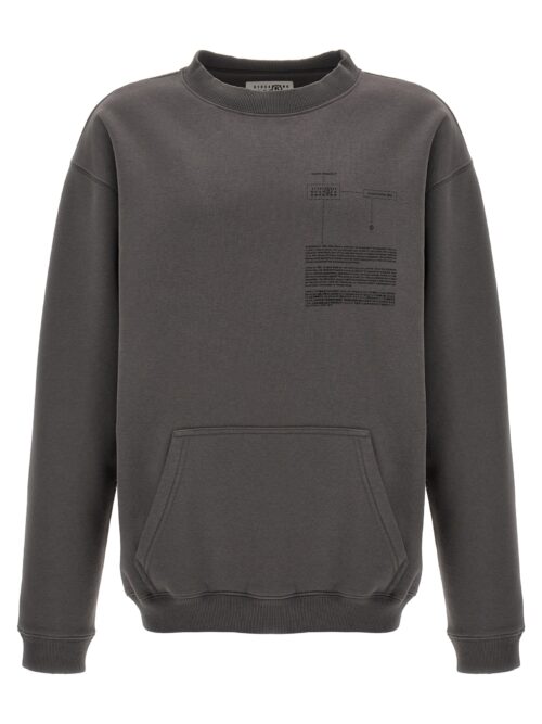 Print sweatshirt MM6 MAISON MARGIELA Gray