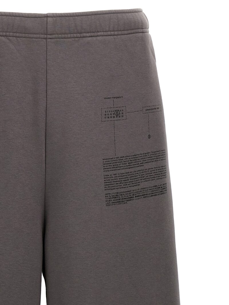 Press joggers Man MM6 MAISON MARGIELA Gray