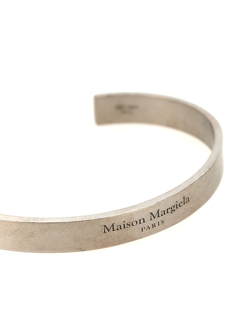 'Logo Reference' bracelet Man MAISON MARGIELA Silver