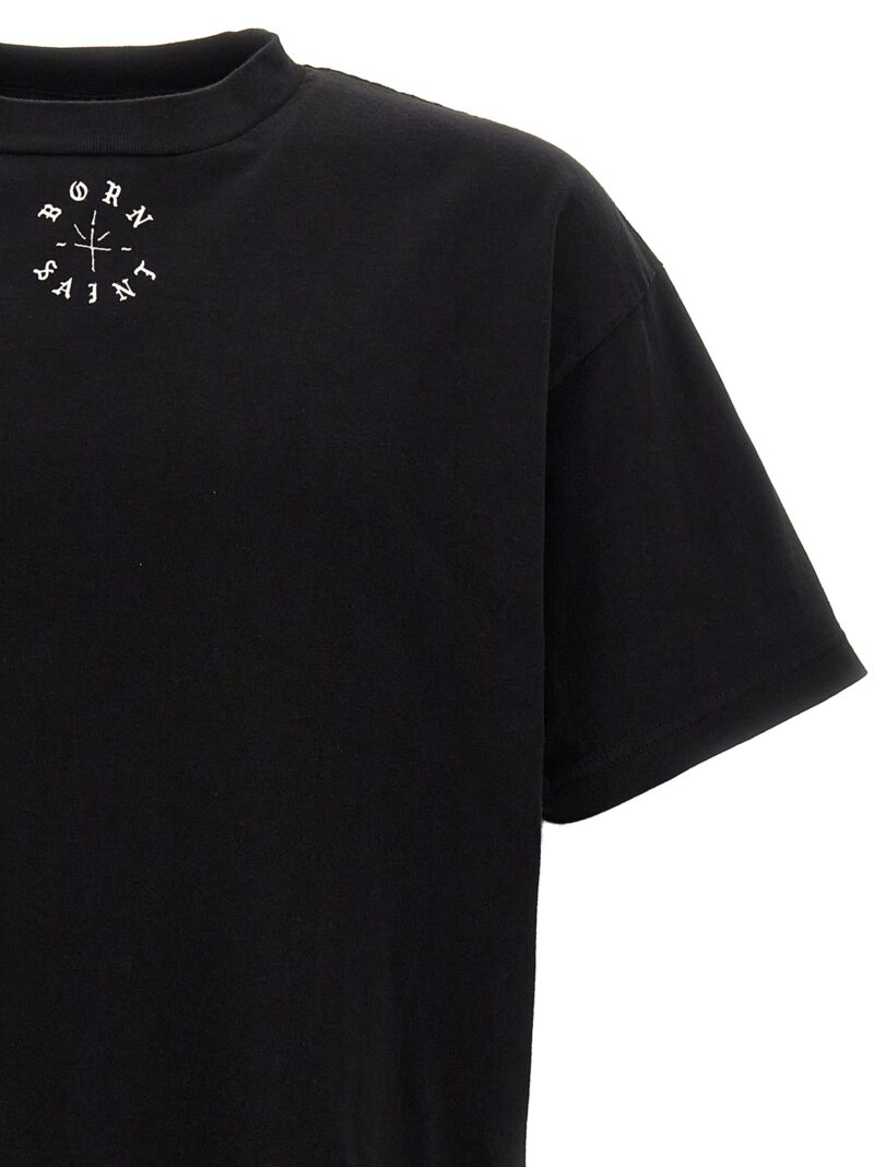 'Born Saint' T-shirt Man SAINT MXXXXXX Black