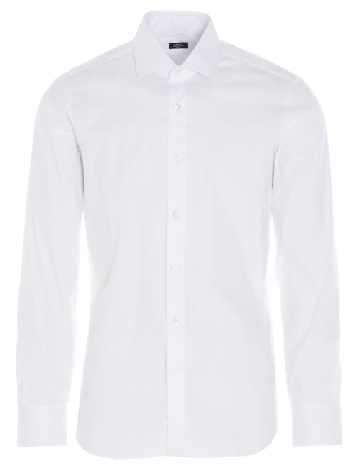 Basic cotton shirt BARBA White