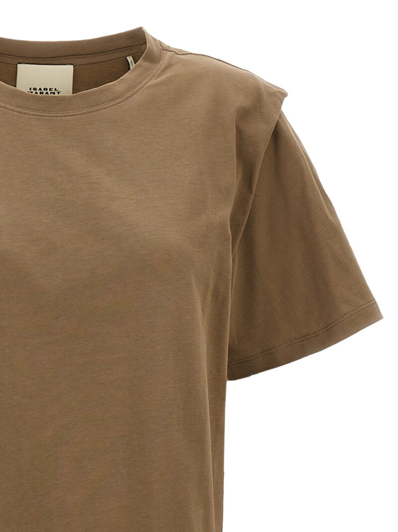 'Zelitos' T-shirt Woman ISABEL MARANT Brown