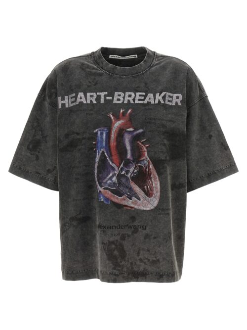 'Heartbreaker' T-shirt ALEXANDER WANG Gray