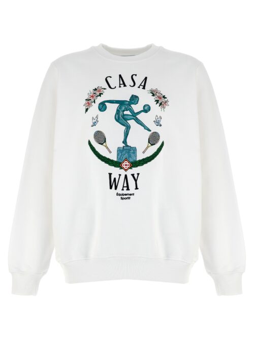 'Statue En Marbre' sweatshirt CASABLANCA White