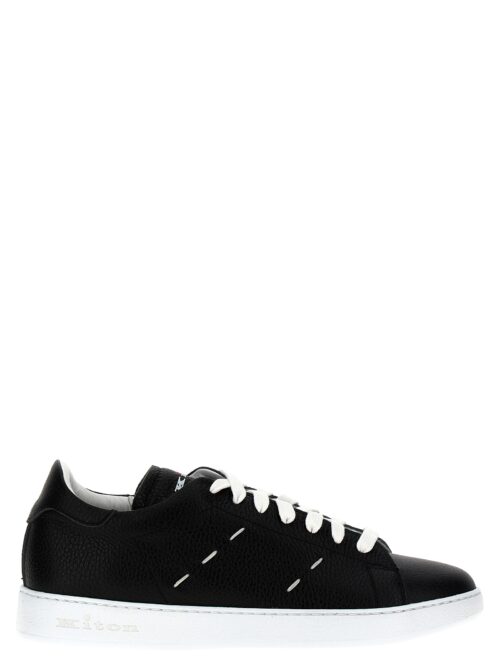 Leather sneakers KITON Black