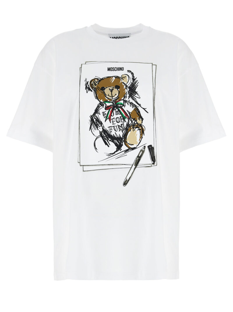 Printed T-shirt MOSCHINO White